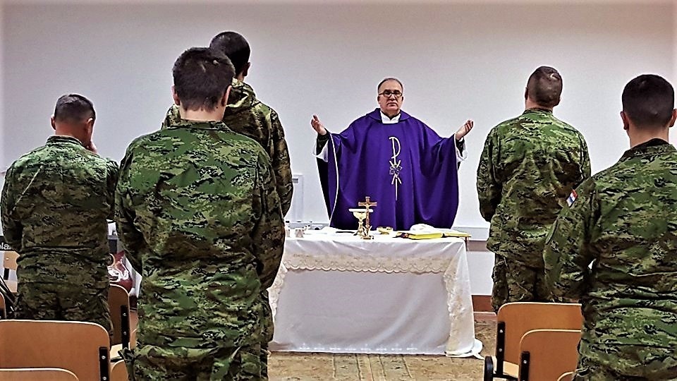 Battle Group Poland Croatian Religious Services Event