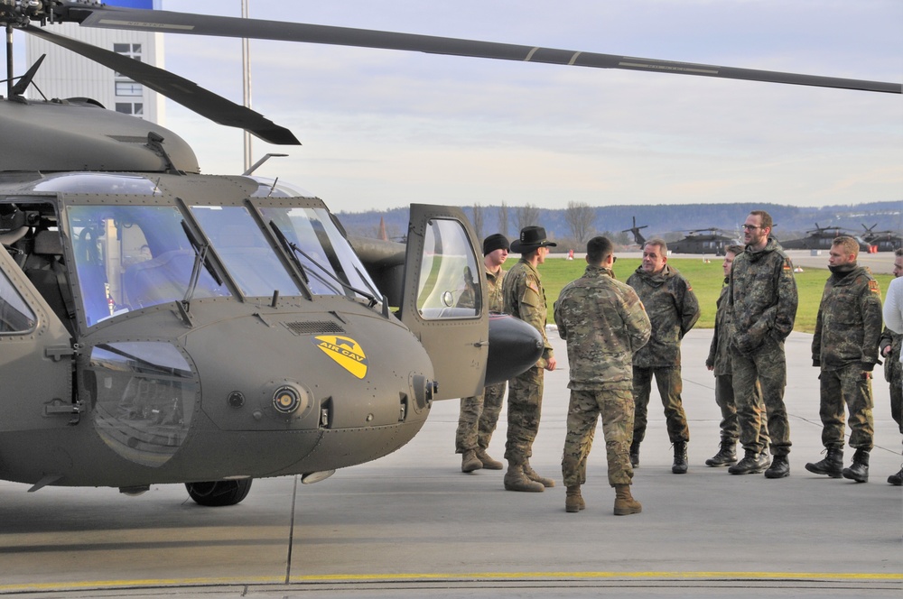 1st Air Cavalry Brigade Helicopter Static Display