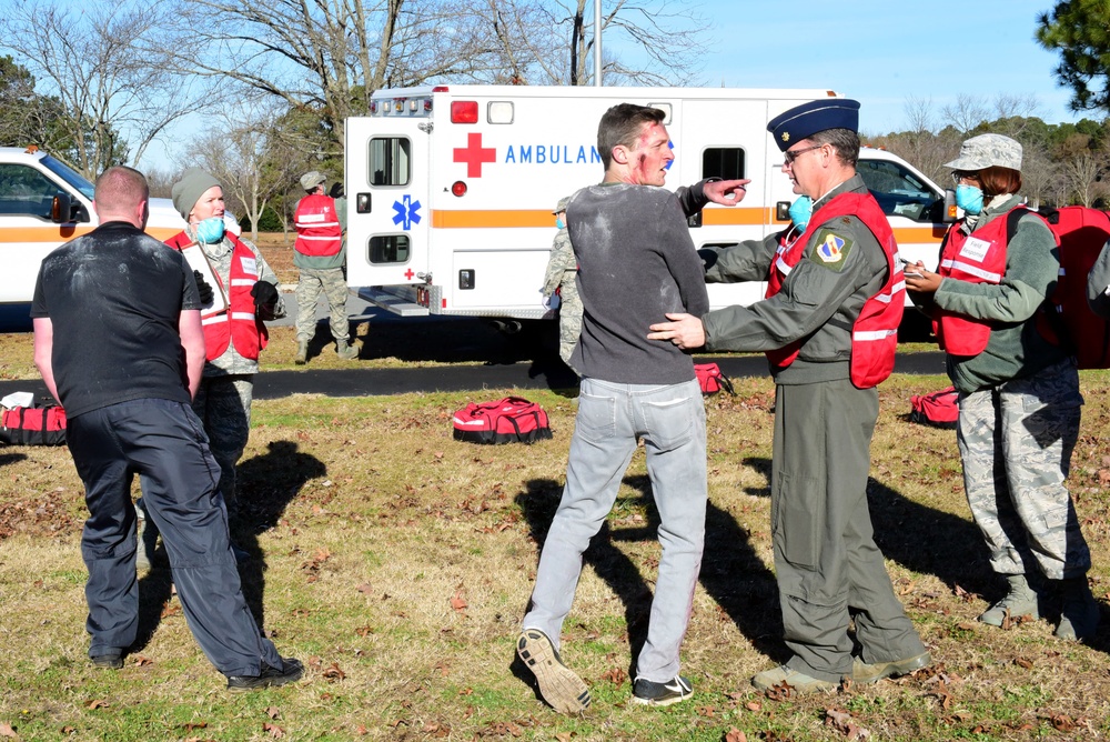 4th Medical Group conducts CBRNE mass casualty exercise