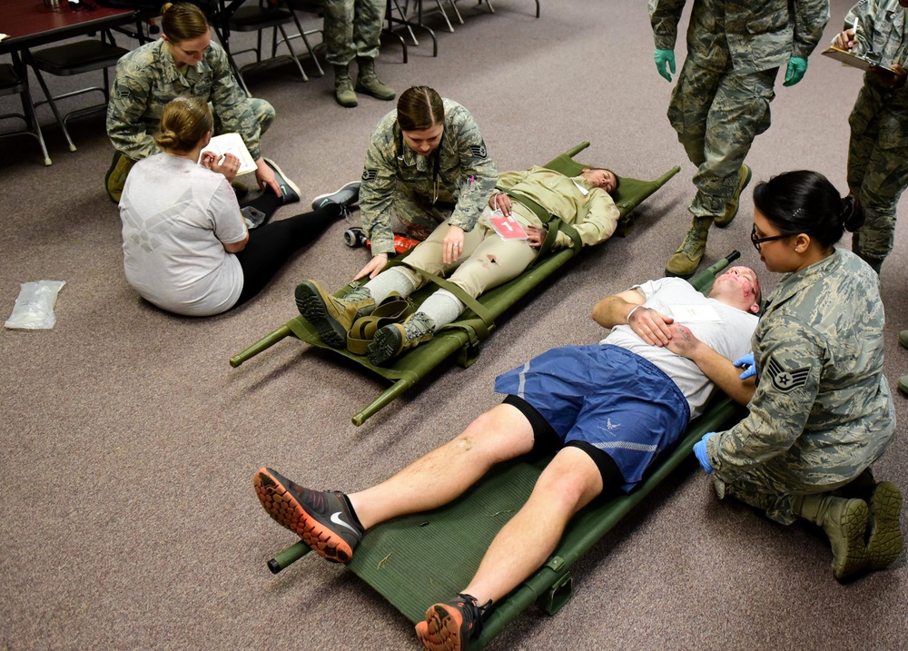 4th Medical Group conducts CBRNE mass casualty exercise