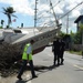 Hurricane Maria Response Officials Examine Grounded Boat in Fajardo, Puerto Rico