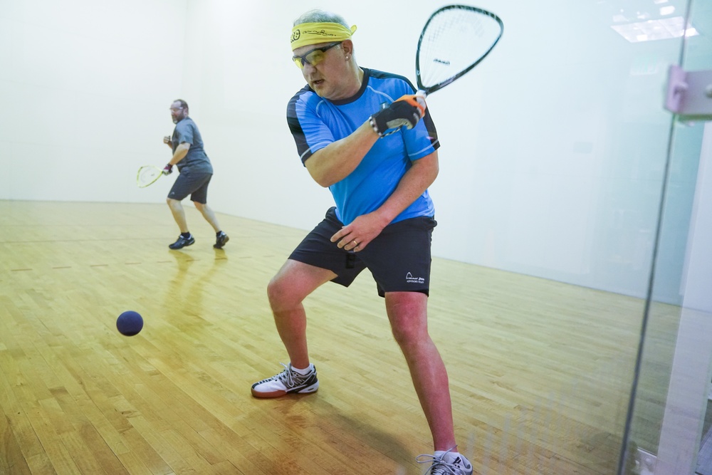 Round robin racquetball tournament tests athletes