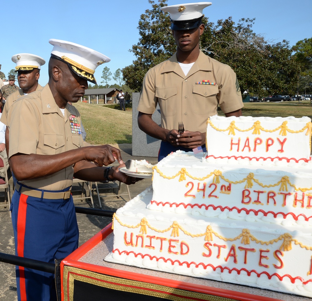 Marines celebrate their 242nd Birthday