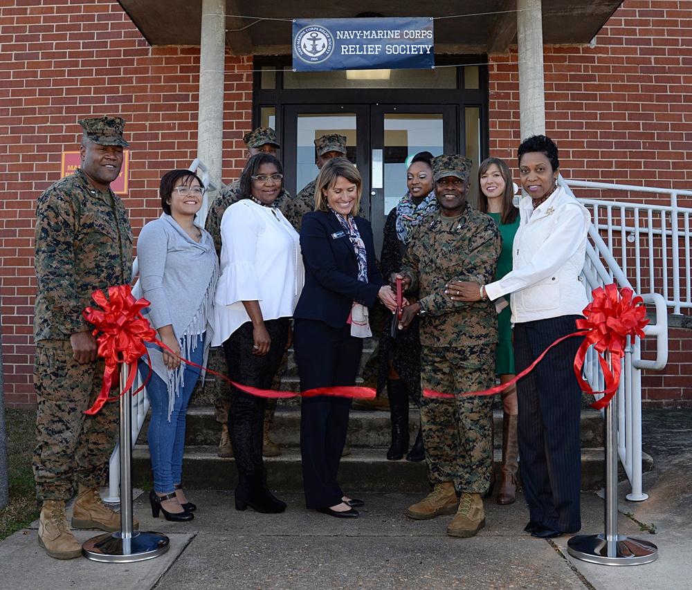 Base officials re-open Navy-Marine Corps Relief Society office