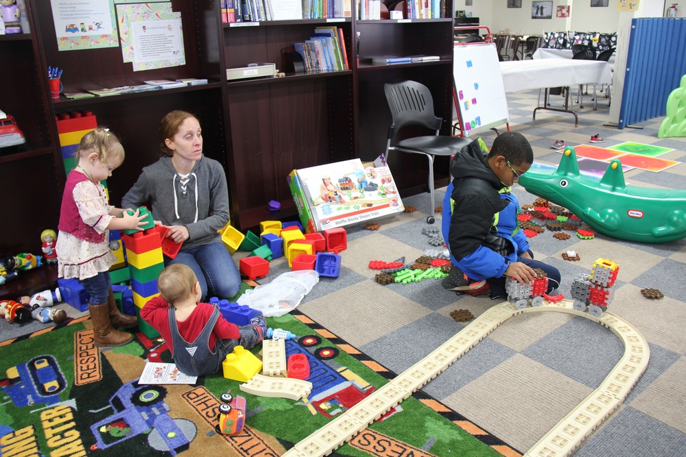 Fort McCoy &quot;Connect the Tots&quot; play group Christmas party