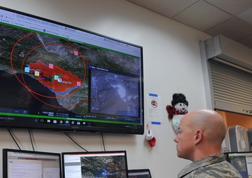 Air National Guard provides aerial imagery support for Southern California fires