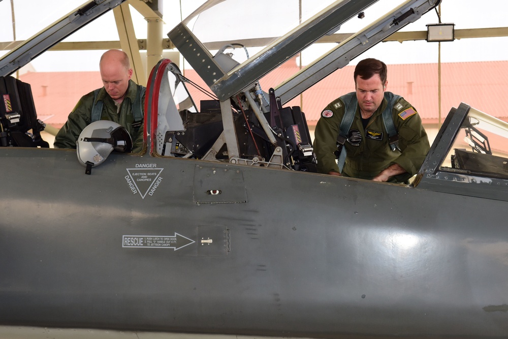 Navy Test Pilot Transition with the 560th FTS