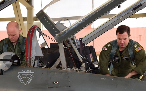 Navy Test Pilot Transition with the 560th FTS