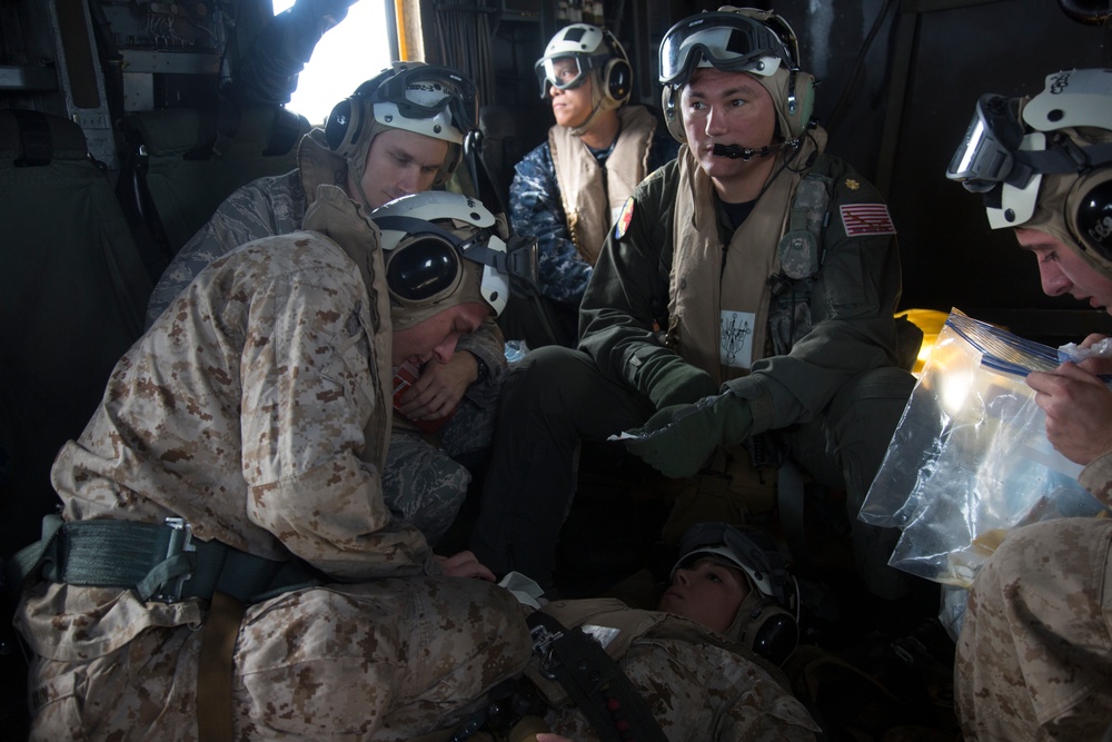 Medics on the move | Navy, Air Force, Army participate in Joint Enroute Care Course