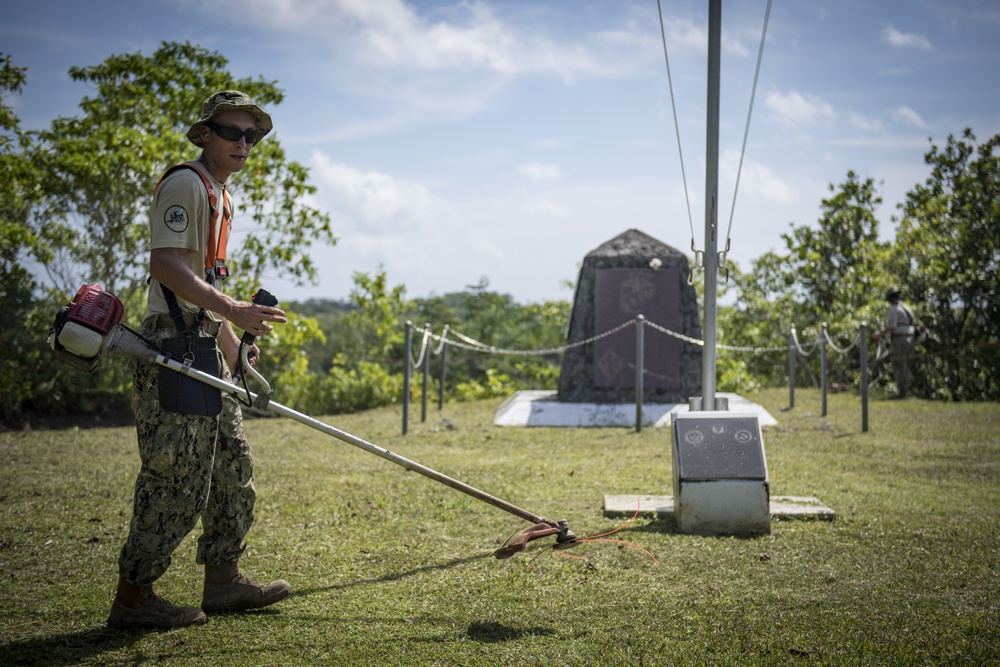 CAT Palau: Peleliu Memorial Maintenance