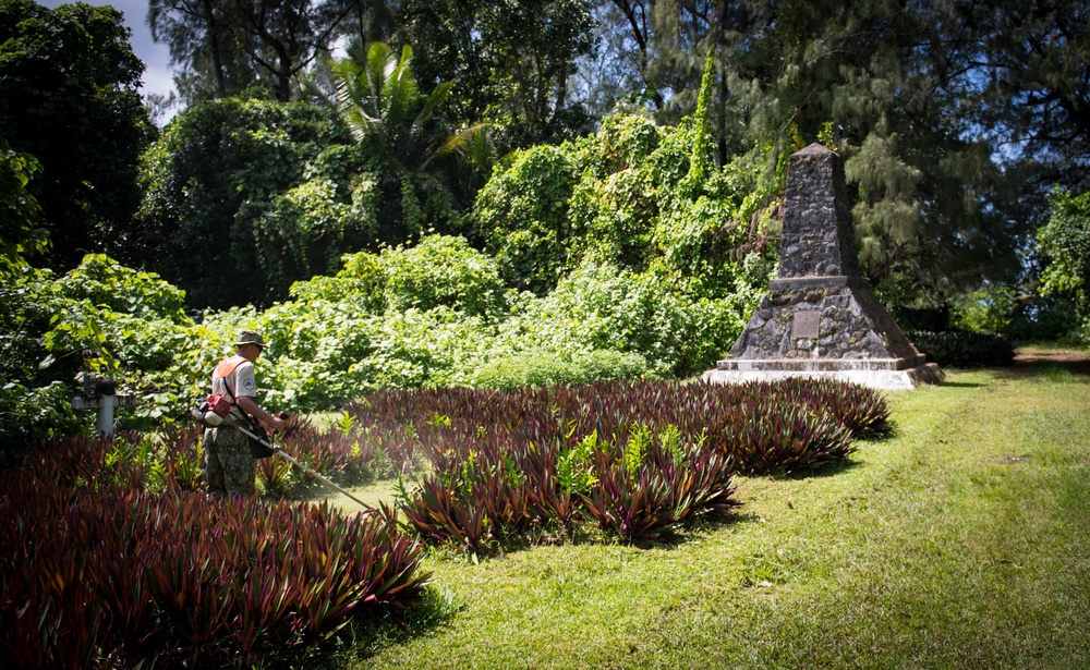 CAT Palau: Peleliu Memorial Maintenance