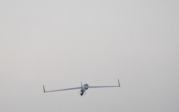 Scan Eagle Launch USS Lewis B. Puller