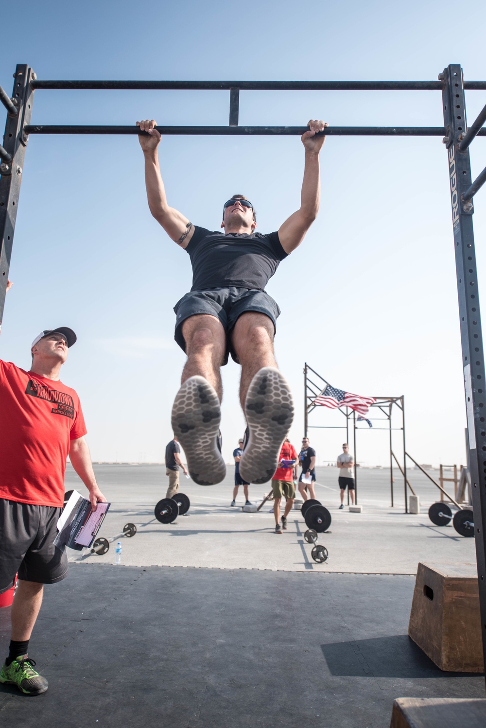 Crossfit Competition at Al Udeid Air Base motivates and boosts morale among deployed service members