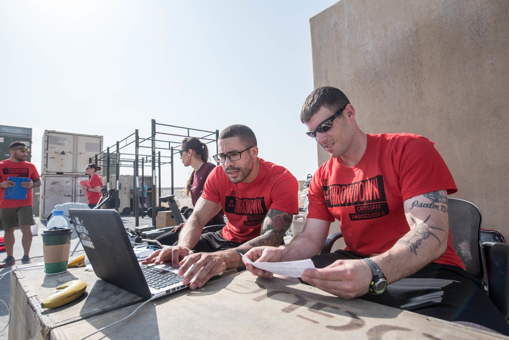 Crossfit Competition at Al Udeid Air Base motivates and boosts morale among deployed service members