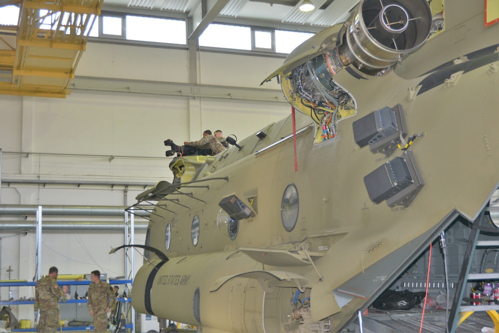 Chinook Helicopter Phased Maintenance