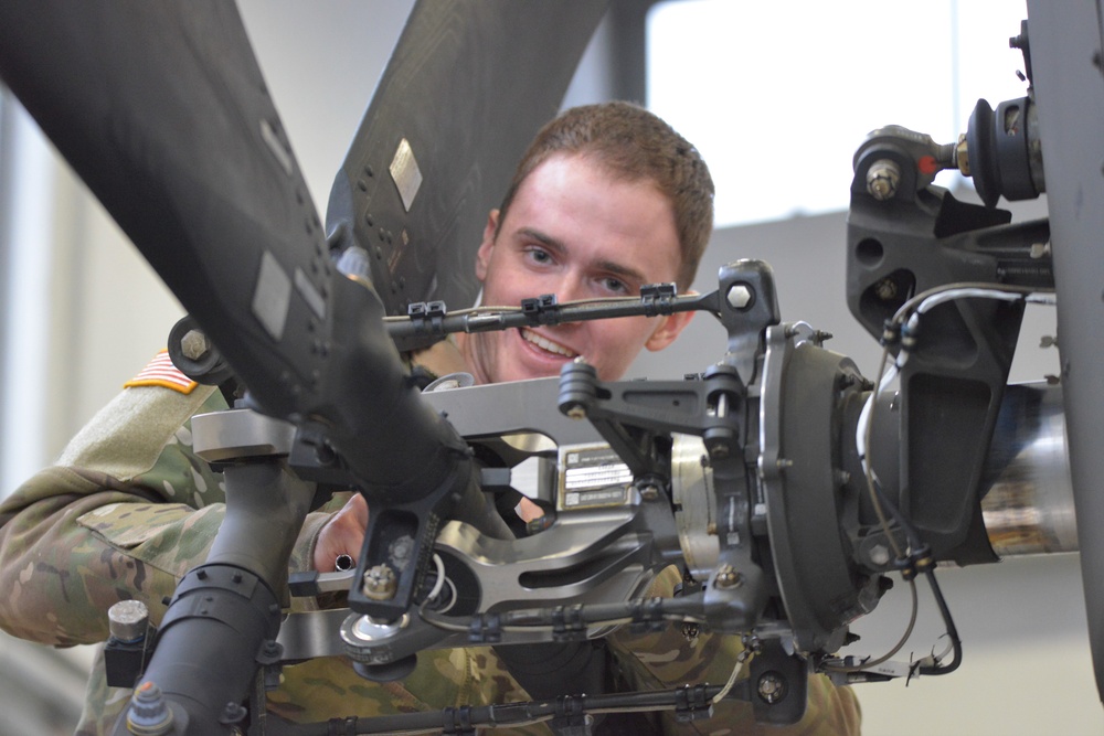 AH-64 Apache Helicopter Routine Maintenance