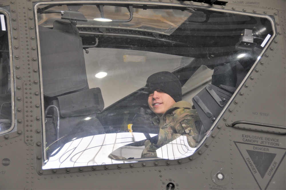 AH-64 Apache Helicopter Routine Maintenance