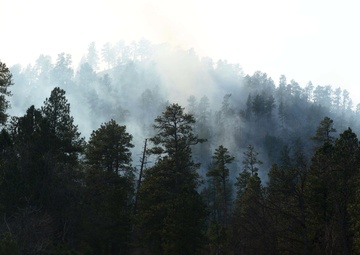 Ellsworth Airmen assist in wildfire consuming Custer