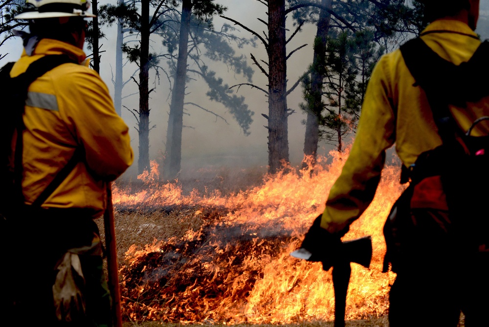 Ellsworth Airmen assist in wildfire consuming Custer