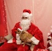 Marne pets pose with Santa Claus