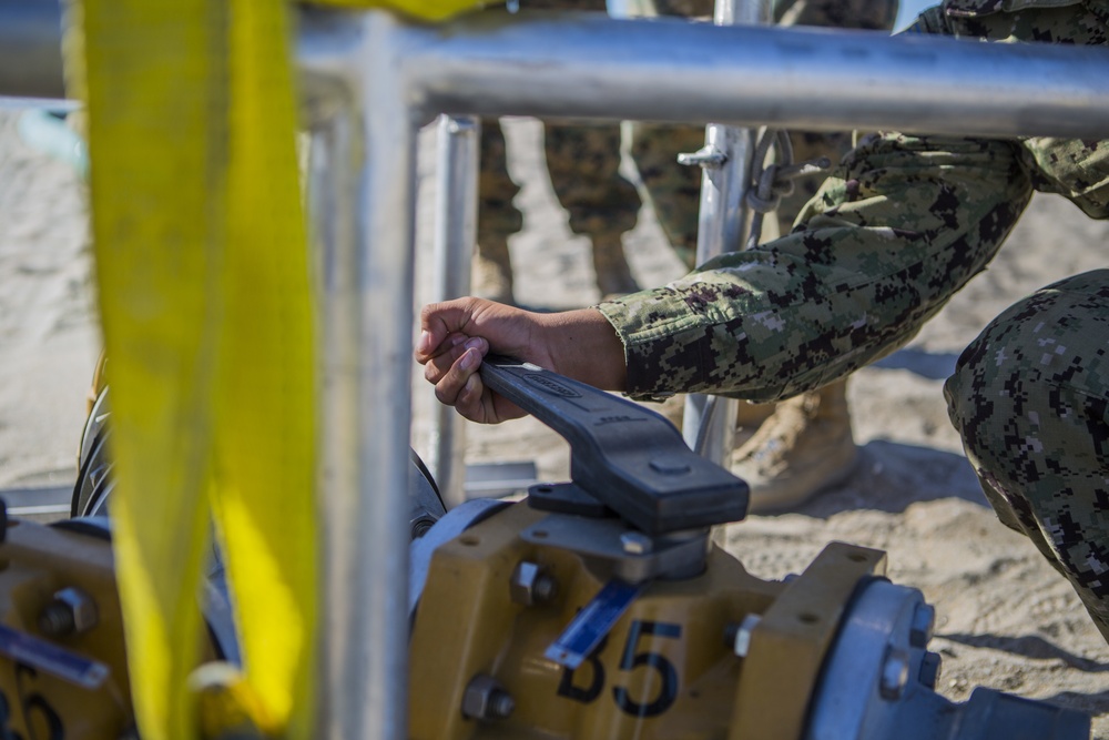 1st MLG Bulk Fuel Company trains at Naval Amphibious Base Coronado