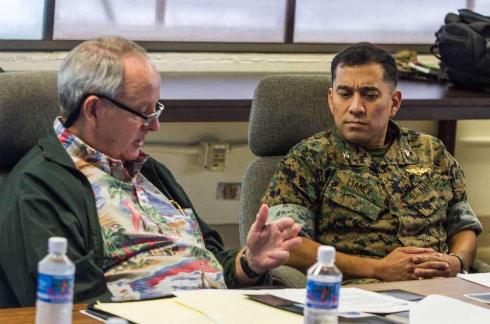 MCBH Installation Commander meets with Hawaii MAC