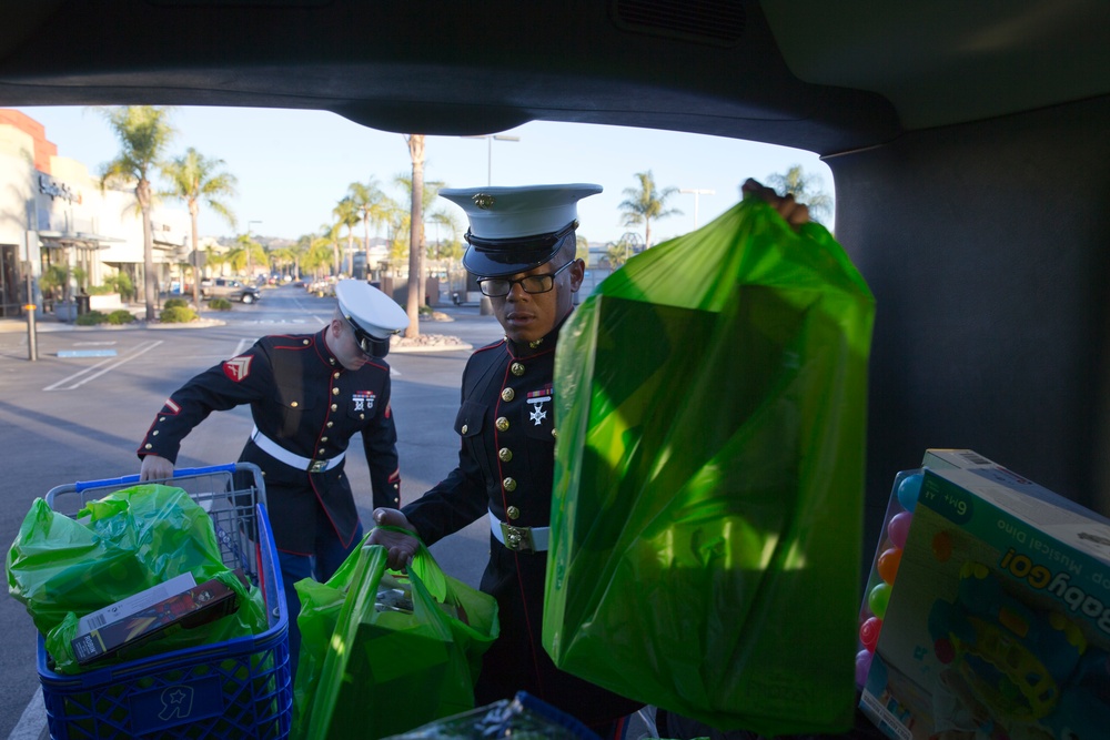 SES Marines support 'Cops for Kids' holiday campaign