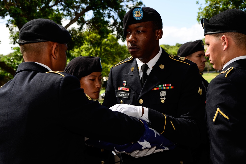 Funeral of U.S. Army Pfc. Albert E. Atkins