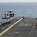 MH-60S Sea Hawk lifts off flight deck of USS America