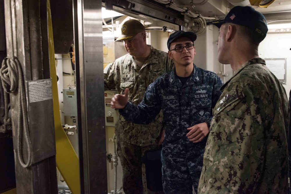 CNO Visits USS Chief
