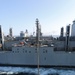 USNS Washington Chambers conducts replenishment at sea with French Frigate Chevalier Paul and LHD Tonnerre