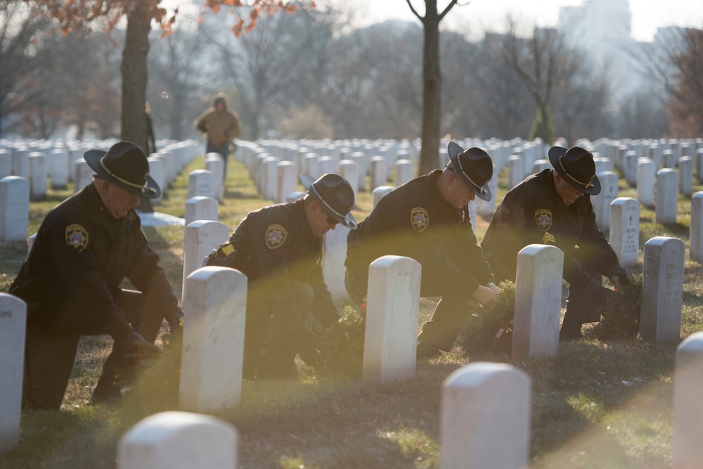 Wreaths Across America at Arlington National Cemetery 2017