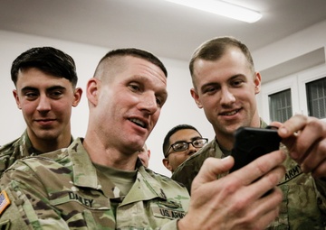 SMA visits Troops Deployed to Poland