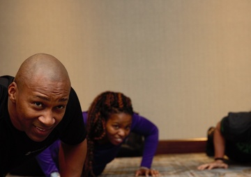 Marines Serve Coaches Leadership at 2017 AVCA Convention