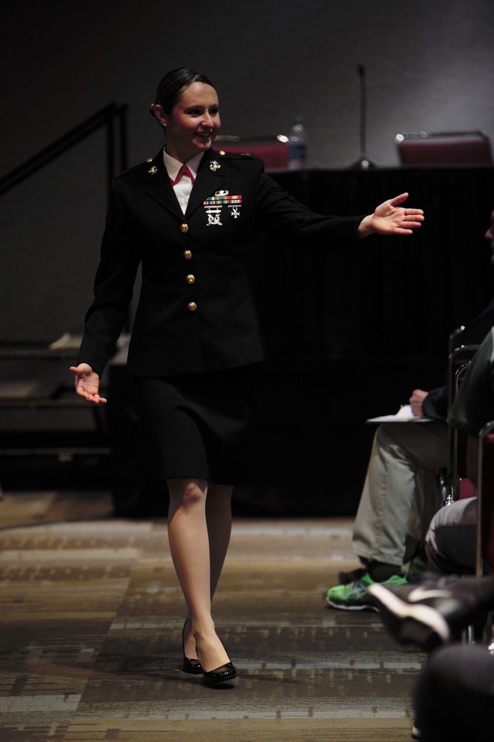 Marines Serve Coaches Leadership at 2017 AVCA Convention