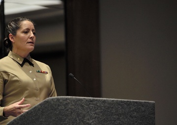 Marines Serve Coaches Leadership at 2017 AVCA Convention
