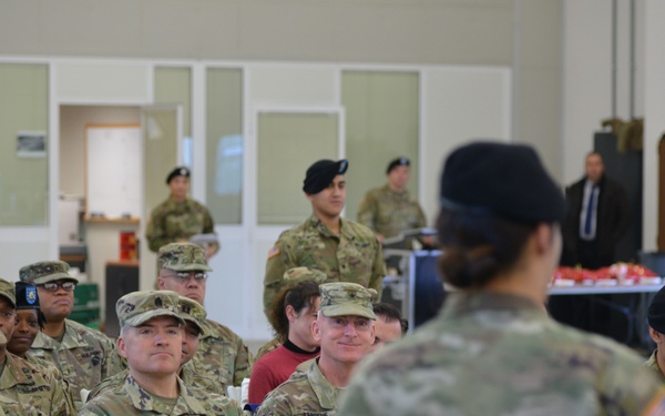 Headquarters Support Company change of command ceremony Caserma Dal Din, Vicenza, Italy