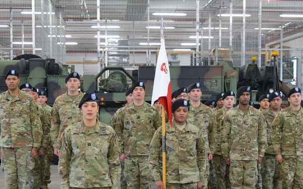 Headquarters Support Company change of command ceremony Caserma Dal Din, Vicenza, Italy