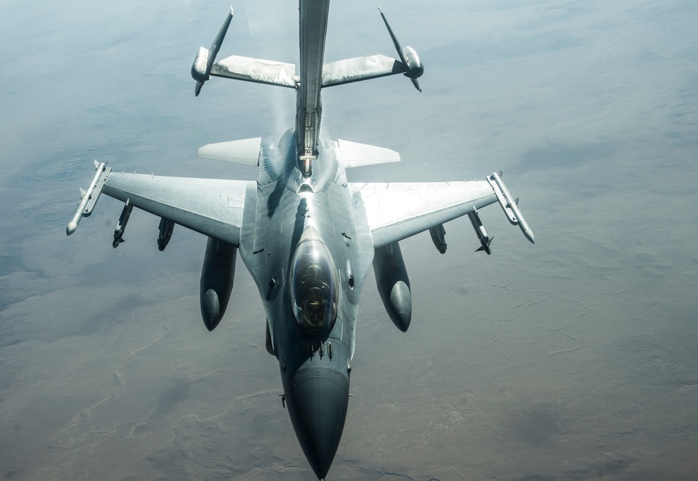 908th Expeditionary Air Refueling Squadron supports U.S. and Coalition fighters