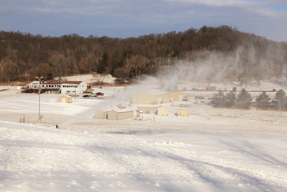 Fort McCoy's Whitetail Ridge makes snow for upcoming season