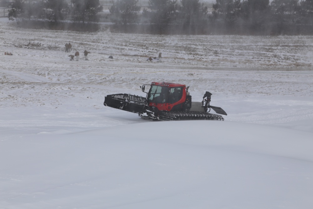 Fort McCoy's Whitetail Ridge makes snow for upcoming season