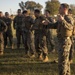 Marines participate in a fire-team competition