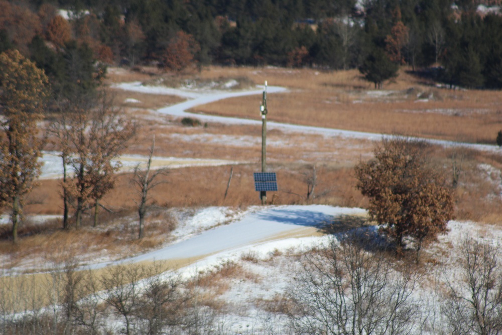 Snow-cover on Fort McCoy ranges