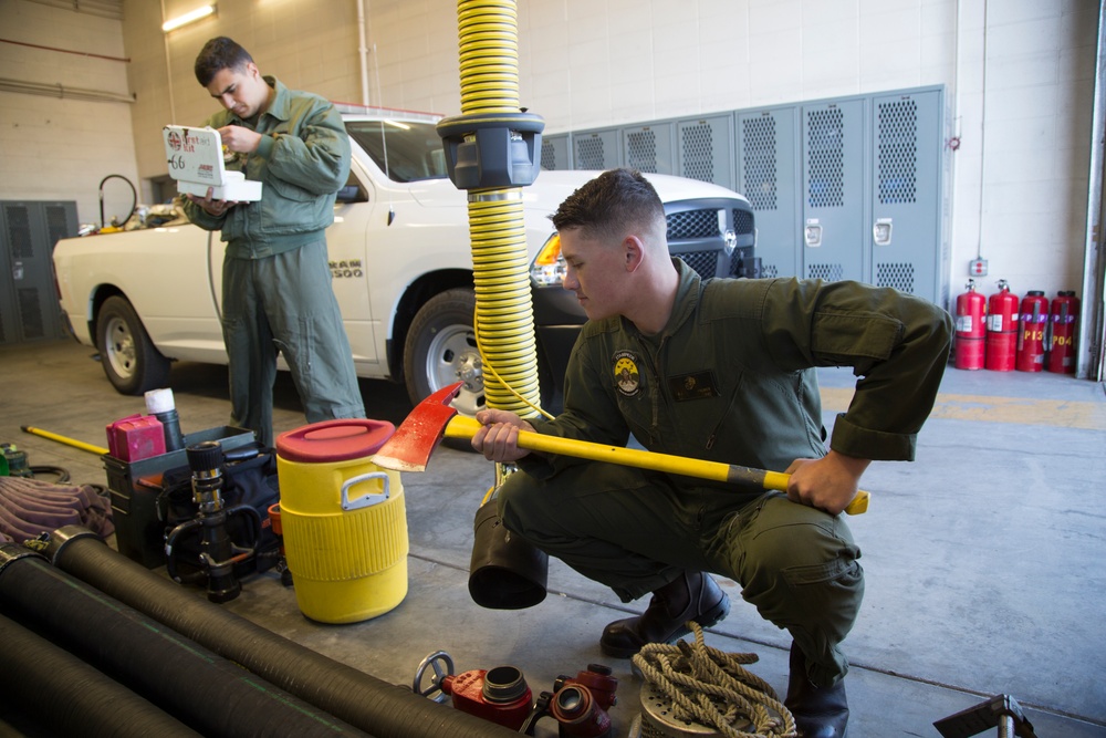 ARFF Marines focus on personnel rescue and safety