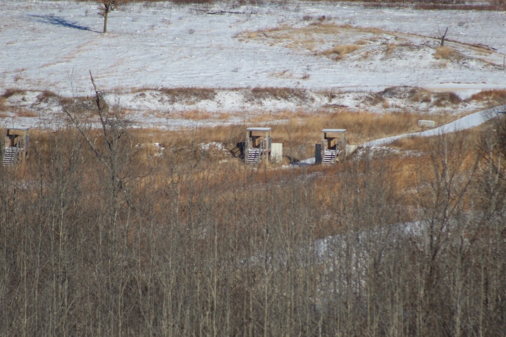 Snow-cover on Fort McCoy ranges