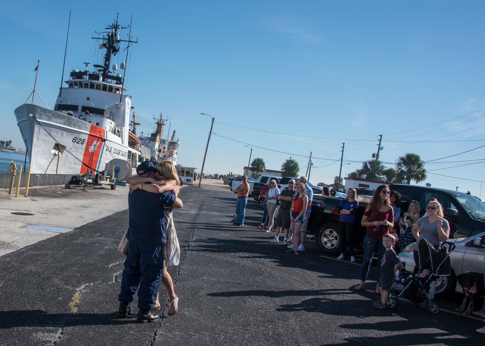 Coast Guard crew from St. Petersburg returns home in time for the holidays