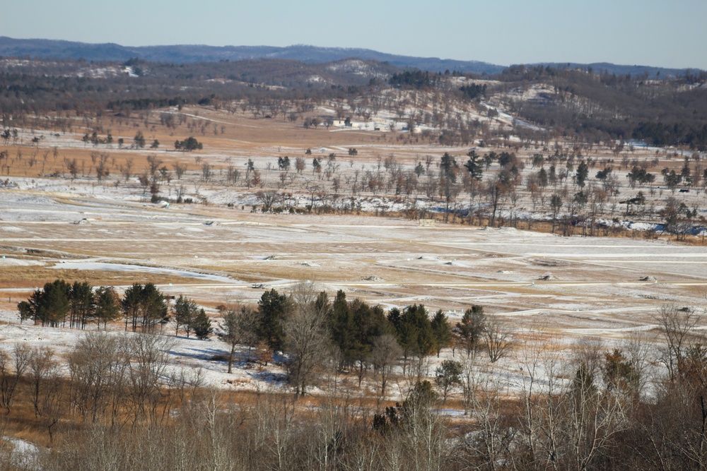 Snow-cover on Fort McCoy ranges