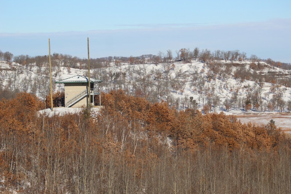 Snow-cover on Fort McCoy ranges