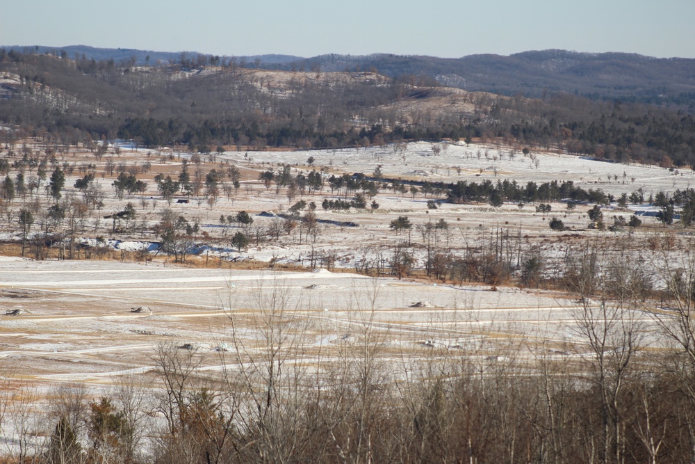 Snow-cover on Fort McCoy ranges