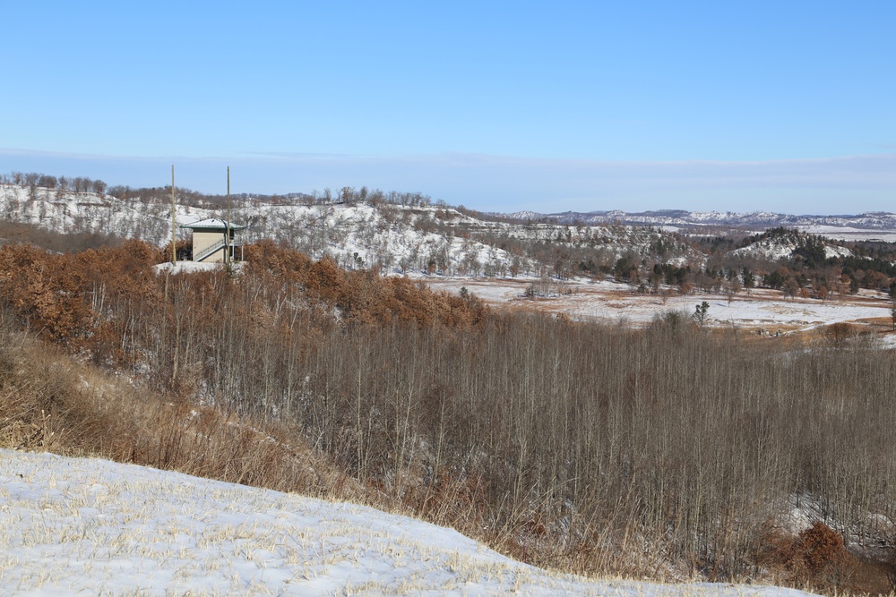 Snow-cover on Fort McCoy ranges